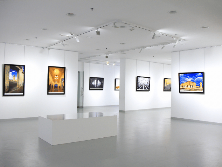 iluminación galerias arte